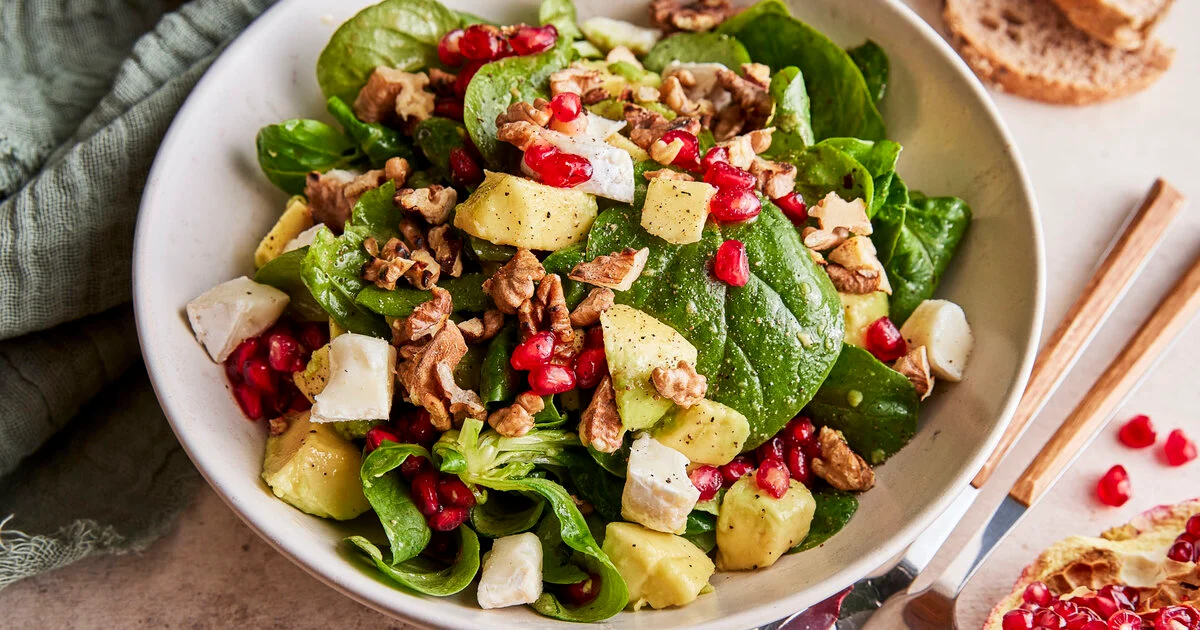 Salat mit Granatapfel